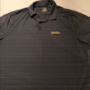 Golf polo. Coastal carolina univeristy logo